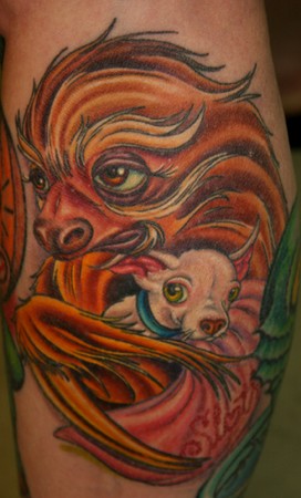 Tattoos - Tim Harris - Sloth and Woobie